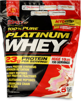 

SAN 100% Pure Platinum Whey Protein(4628 g, Wild Strawberry)