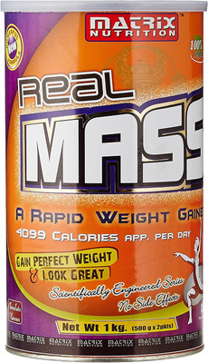 Matrix Nutrition Real Mass , 1 Kg Whey Protein(1000 g, Chocolate)