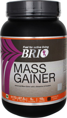 

Brio Mass Gainer Weight Gainers/Mass Gainers(1.5 kg, Chocolate)