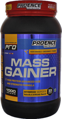 

Proence Mass Gainers Weight Gainers/Mass Gainers(1000 g, Chocolate)