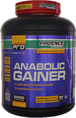 

Proence Anabolic gainer Weight Gainers/Mass Gainers(3000 g, Strawberry)