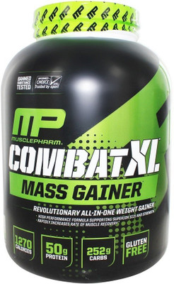 

MusclePharm XL Mass Gainer Combat Weight Gainers/Mass Gainers(2.72 kg, Vanilla)