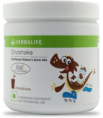 Herbalife Dinoshake Nutritional Children's Drink Mix - 200gms - Chocolate Flavor Protein Blends(200 g, Chocolate)