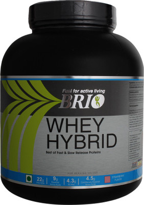 

Brio Whey Hybrid Whey Protein(2 kg, Strawberry)