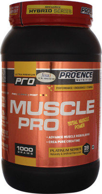 

Proence Muscle Pro Weight Gainers/Mass Gainers(1000 g, Strawberry)