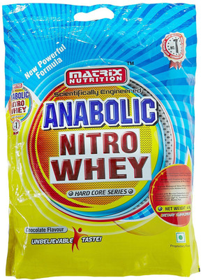 

Matrix Nutrition Anabolic Nitro Whey 4 kg Whey Protein(4000 g, Chocolate)