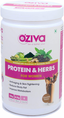 

OZiva Protein & Herbs, Women, Whey Protein with Ayurvedic Herbs Whey Protein(500 g, Chocolate)