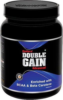 Endura Double Gain Weight Gainers/Mass Gainers(1 kg, Chocolate) available at flipkart for Rs.949
