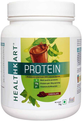 

HealthKart 50% Protein with Whey & Casein Plant-Based Protein(1 kg, Chocolate)