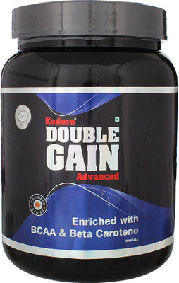 

Endura Double Gain Advanced Weight Gainers/Mass Gainers(1 kg, Banana)