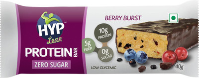 

HYP Berry Burst (Box of 6 Bars) Protein Bars(40 g, Mix Berry)