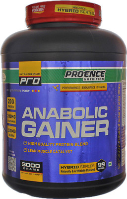 

Proence anabolic gainer Weight Gainers/Mass Gainers(3000 g, Vanilla)