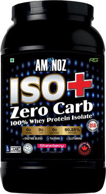 Aminoz Iso+Zero Carb Whey Protein(1 kg, Strawberry)
