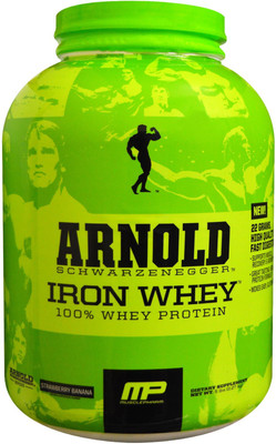 MusclePharm Iron Whey Protein(2270 g, Strawberry, Banana)