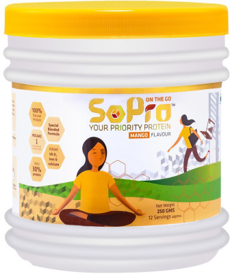 SoPro Nutri on the go women's Whey Protein(0.25 kg, Mango) available at flipkart for Rs.264