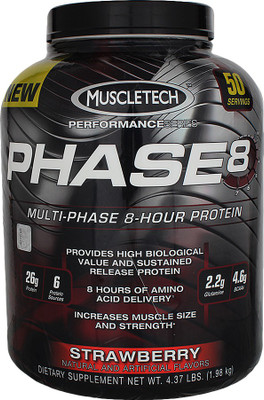 

Muscletech Phase 8 Whey Protein(1.98 kg, Strawberry)