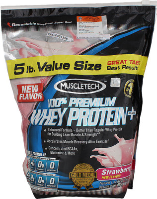 

Muscletech Premium 100% Whey Protein(2.27 kg, Strawberry)