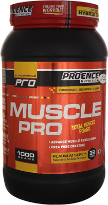 

Proence Muscle Pro Weight Gainers/Mass Gainers(1000 g, Chocolate)