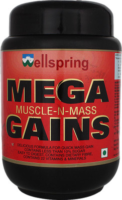 

Wellspring Mega Weight Gainers/Mass Gainers(700 g, Unflavored)