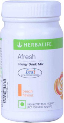 Herbalife Afresh Energy Drink Mix - 50gms - Peach Flavour Energy Drink(Peach Flavored)