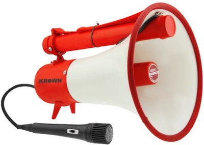 

Krown P.A. Economical Handy Series General Purpose Megaphone with Microphone Megaphone-20 Indoor, Outdoor PA System(20 W)