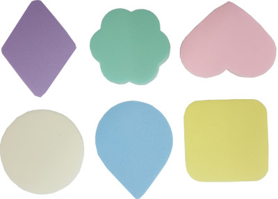 

Beauty Studio Pack of 6 Imported Make up Cosmetic Conceler, Powder, Foundation Sponge