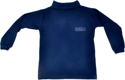 

Hey Baby Turtle Neck Striped Baby Boys & Baby Girls Pullover, Dark blue