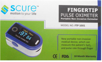 

Scure FTP 1001 Pulse Oximeter(White, Blue)