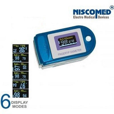 

Niscomed CMS-50D Pulse Oximeter(White, Blue)