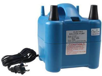 

Image Nozzles Electric Balloon Inflator Pump Balloon Pump(Blue)