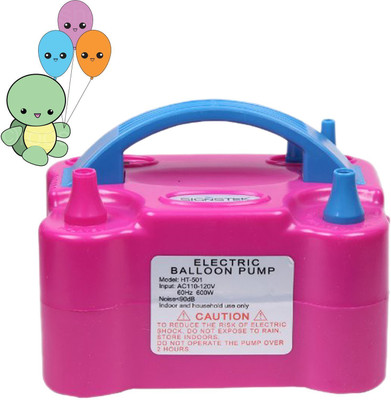 

Zephyr Solutions Dual Nozzle Electric Balloon Pump Balloon Pump(Pink)
