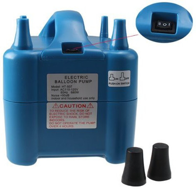 

AGPtEK Double Nozzles Electric Balloon Air Inflator Pump Balloon Pump(Blue)