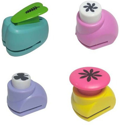 

Zing Punches & Punching Machines(Set Of 4, MultiColour)
