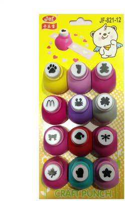 

DWeS Punches & Punching Machines(Set Of 12, Multicolor)