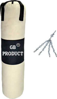 

GB 3 FT Canvas With Chain Unfilled Hanging Bag(MEDIUM, 36 kg)