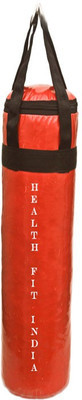 

HEALTH FIT INDIA 2.0 Feet Long, SRF Economic Material, Unfilled, Red Color with Long Strap Hanging Bag(Heavy, 24 kg)