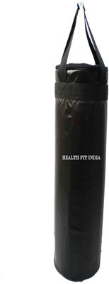 

HEALTH FIT INDIA 4.0 Feet Long, SRF Economic Material, Unfilled, Black Color with Long Strap Hanging Bag(Heavy, 48 kg)