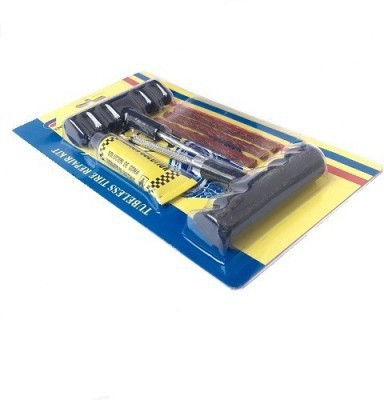 

Auto Charisma 6 Pieces Car Bike Auto Tubeless Tyretool Safety With 3 Strip For Cars And Bikes Tubeless Tyre Puncture Repair Kit