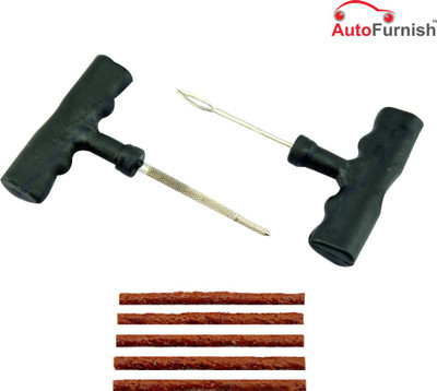 

Autofurnish Branded Car Auto Essential Tool Suitable For Tubeless Tyre Puncture Repair Kit