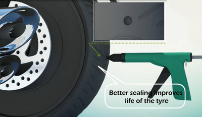 

Grand Pitstop GPS-GUNCOMK001 Tubed Tyre Puncture Repair Kit