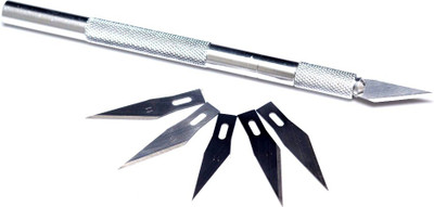 

DIY Crafts™ 6pcs Blade Cutting Tool Stiff Putty Knife(3 cm, Pack of 1)