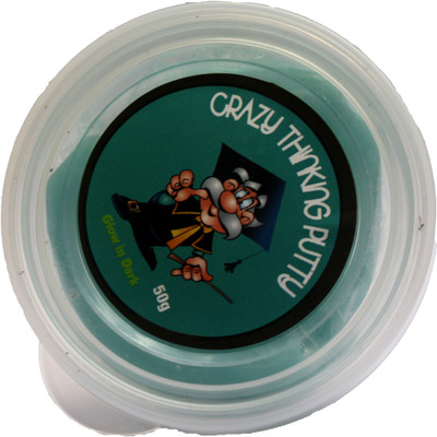 

Crazy Thinking Glow in the Dark Blue Putty Toy