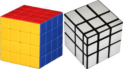 

Imported 4X4X4 and Silver Mirror Rubik Magic Cube(2 Pieces)