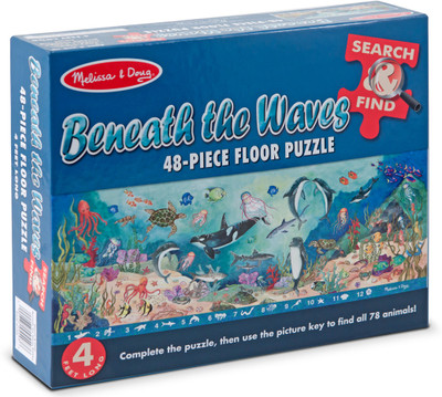 

Melissa & Doug Search & Find Beneath the Waves Floor Puzzle(48 Pieces)