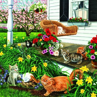 

SunsOut the Swing of It a 500-Piece Jigsaw(500 Pieces)
