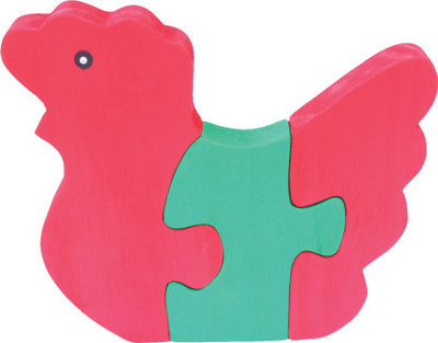 

Enigmatic Woodworks Wooden Jigsaw Puzzle - Hen(3 Pieces)