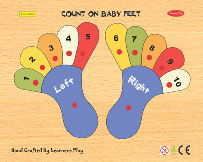 13% OFF on Learners Play Counting on Baby Feet(12 Pieces)