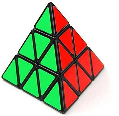 

Aedilys Triangle Pyramid Pyraminx Magic Cube Puzzle Speed Magic Cubes Educational Toy Special Toys Black(1 Pieces)