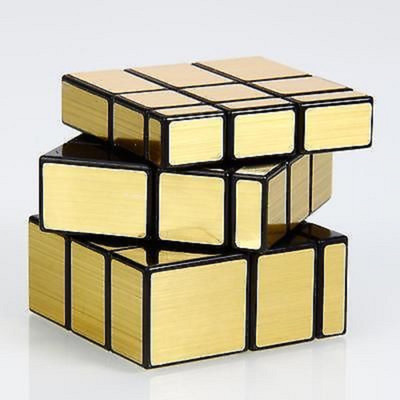 

Gadget Bucket Gold Mirror 3 X 3 Puzzle Cube Fun Indoor outdoor Game(1 Pieces)