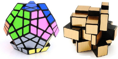 

Mayatra's Shengshou Megaminx Puzzle & golden Mirror Cube - Combo (2 Pieces)(2 Pieces)